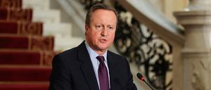 Der britische Außenminister David Cameron erwägt die Anerkennung eines palästinensischen Staates.