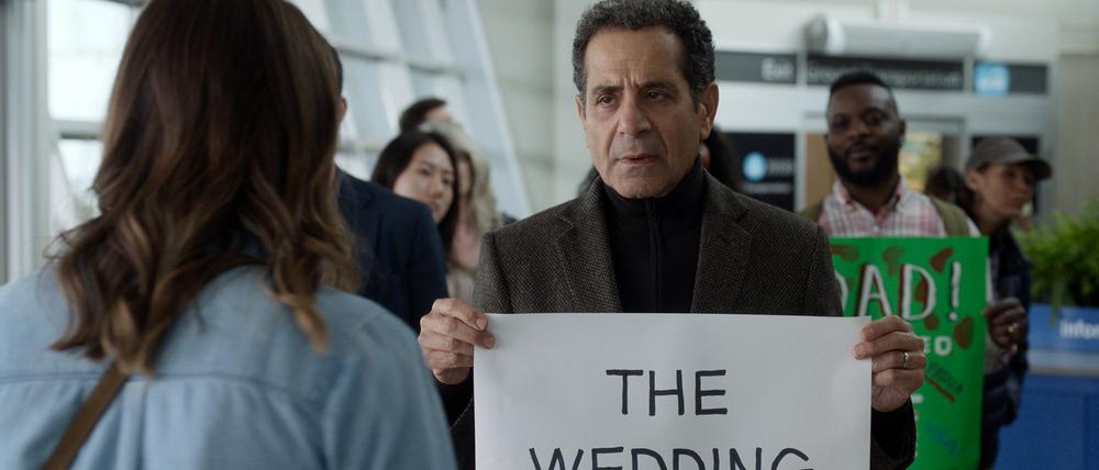 Monk (Tony Shalhoub) möchte nicht auf die Hochzeitsfeier seiner Tochter.