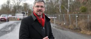 Potsdam, 23.01.2024, Lokales, Mike Schubert, Krampnitz, Jahresauftakt-Pressekonferenz Krampnitz, Foto: Ottmar Winter PNN ACHTUNG: Foto ist ausschließlich für redaktionelle Berichterstattung der PNN und des TGSP! Eine kommerzielle Nutzung, z.B. Werbung, ist ausgeschlossen. Die Weitergabe an nicht autorisierte Dritte, insbesondere eine weitergehende Vermarktung über Bilddatenbanken, ist unzulässig.