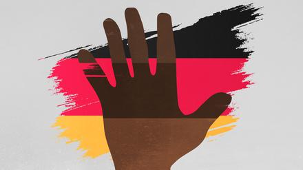 Schwarzes Leben in Deutschland (Illustration).