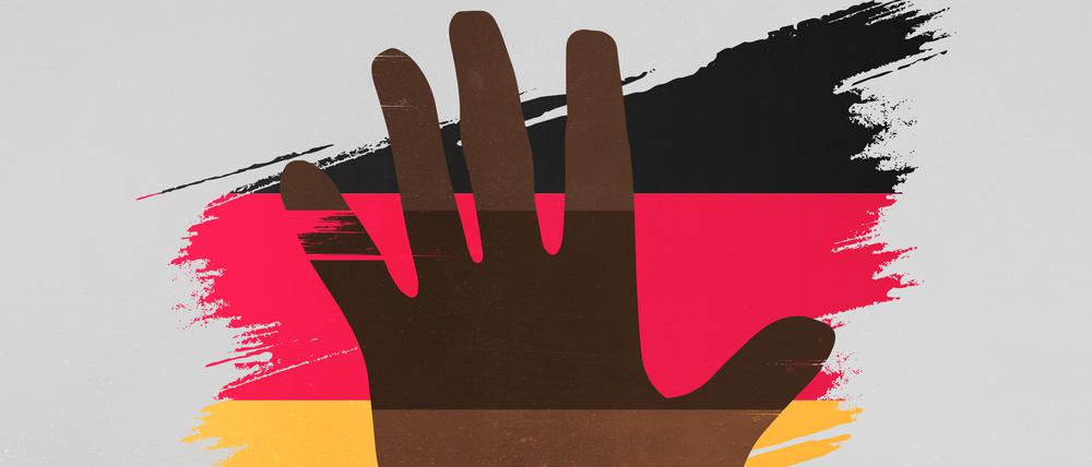 Schwarzes Leben in Deutschland (Illustration).