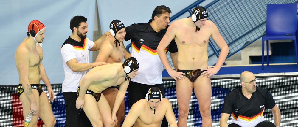 Bundestrainer Milos Sekulic (re.) und das deutsche Team belegten bei der EM im Januar Platz zwölf.