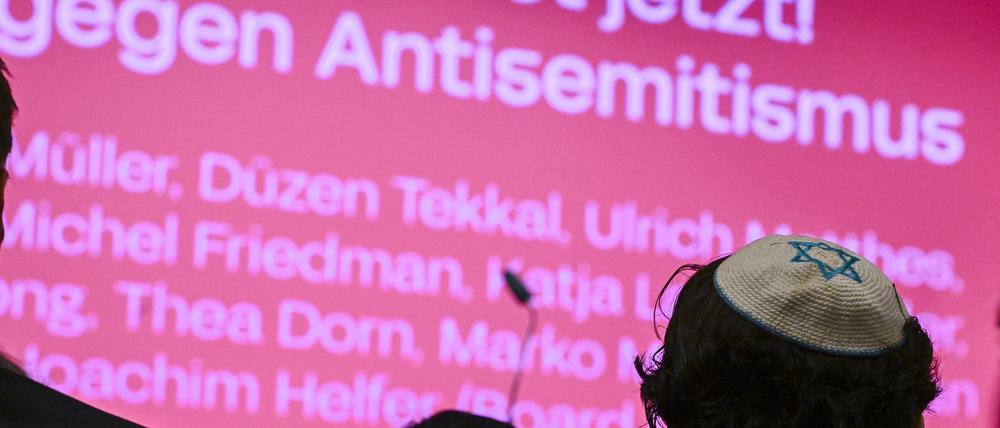 „Nie wieder ist jetzt!“-Lesung im Deutschen Theater im November 2023.