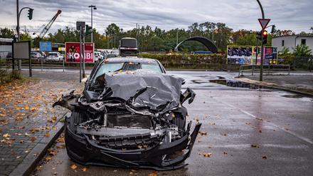 Ein Unfallwagen in Berlin.