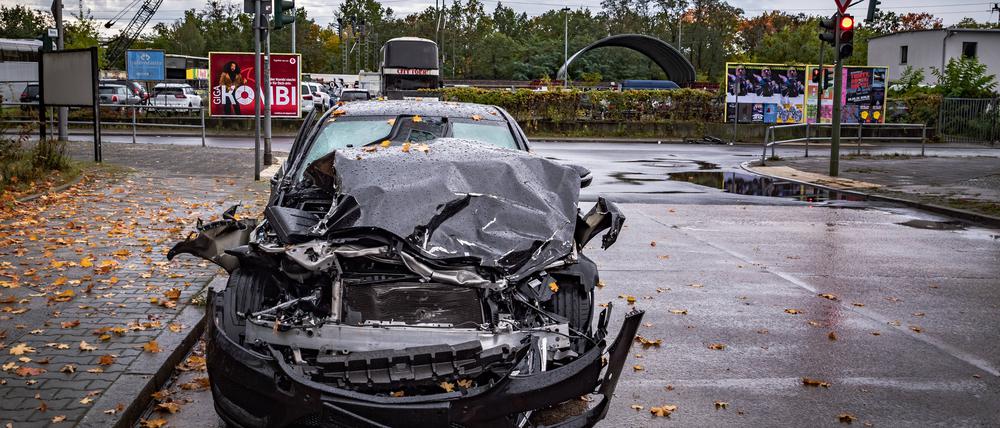 Ein Unfallwagen in Berlin.