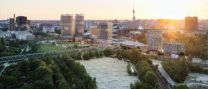 So soll es laut Planungen am Gleisdreieck in Kreuzberg aussehen. 