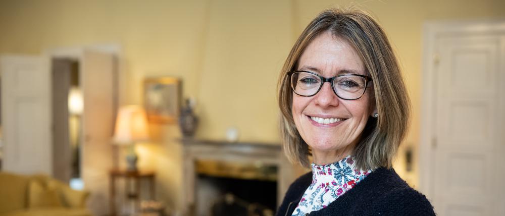 Viele Botschaften. Jill Gallard  mag die grünen Ecken der Stadt, weil sie gern joggt.
