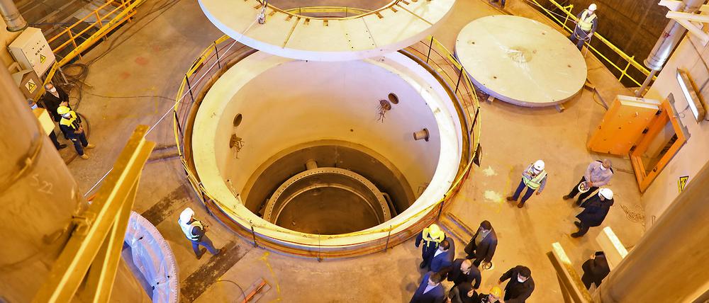 Der Atomreaktor in Arak, südlich von Tehran.