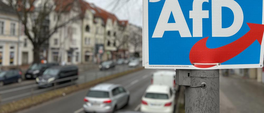 Der AfD-Bezirksverband Steglitz-Zehlendorf tendiert weit nach rechts außen.