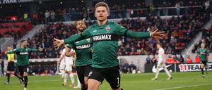 Maximilian Mittelstädt machte mit seinem Tor zum 3:1 alles klar für den VfB.