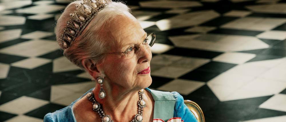Offizielles Porträt von Königin Margrethe II. von Dänemark, das anlässlich ihres 50. Thronjubiläums am 14.01.2022 veröffentlicht wurde.