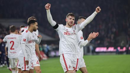 Jan Thielmann machte mit seinem 2:0 gegen Frankfurt alles klar.