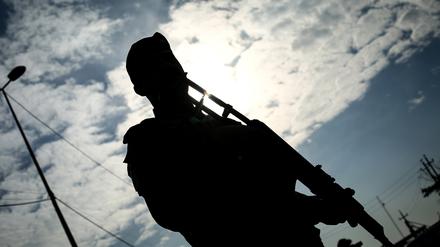 Ein irakischer Soldat.