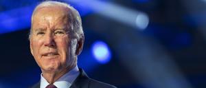 Joe Biden, Präsident der USA, spricht bei einer Wahlkampfveranstaltung in North Las Vegas. 