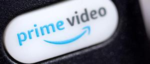 Das Prime-Video-Logo auf einer Fernbedienung (Archivbild).