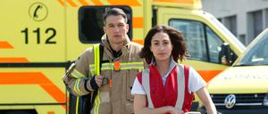 ARD - DIE NOTÄRZTIN, Dreharbeiten für neue ARD-Serie mit Sabrina Amali in der Titelrolle.
