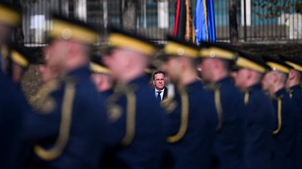 Boris Pistorius in Pristina