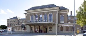 Der Bahnhof von Bautzen.