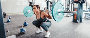 Influencerin Sajeh Tavassoli bei Sport. Körperliche Fitness ist für die 34-Jährige die „Nonplusultra-Antwort auf alles“.