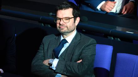 Berlin, Deutschland, 01.02.2024: Deutscher Bundestag: Haushaltswoche, 151. Sitzung: Bundesjustizminister Marco Buschmann, FDP *** Berlin, Germany, 01 02 2024 German Bundestag Budget Week, 151 Session Federal Minister of Justice Marco Buschmann, FDP Copyright: xdtsxNachrichtenagenturx dts_30131