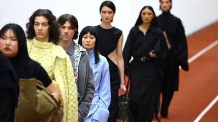 Die Show des Designers William Fan am Montag war eines von jenen Events, zu denen der Zugang nur mit Ticket oder Akkreditierung möglich war. 
