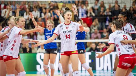 Anastasia Cekulaev spielt am längsten beim SC Potsdam und übernimmt auf dem Feld viel Verantwortung.