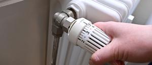 Ein Heizungs-Thermostat.