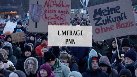 Umfrage Demos gegen Rechtsextremismus