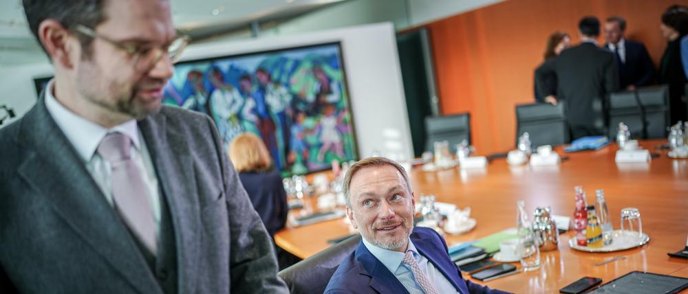 Jusitzminister Marco Buschman (li.) und Finanzminister Christian Lindner sorgen für den nächsten Koalitionskrach. 