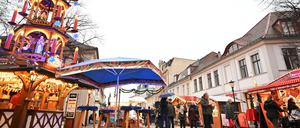 Blauer Lichterglanz in Potsdam.