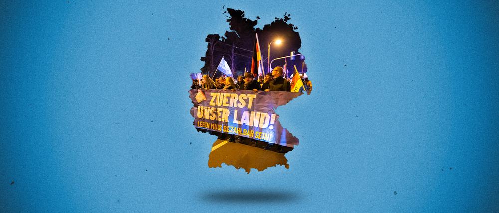 Rechte in Deutschland (Illustration).