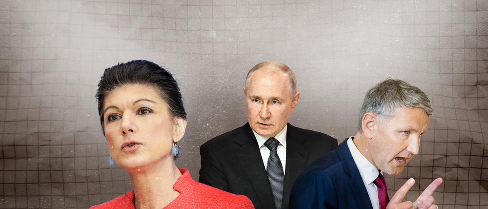 Sahra Wagenknecht, Wladimir Putin oder auch Björn Höcke setzen gerne auf historische Vergleiche. Meist hinken sie jedoch.  