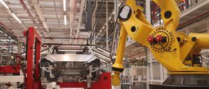 Die Tesla-Fabrik in Grünheide 