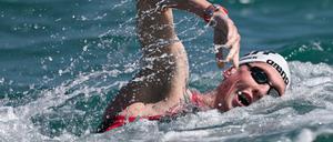 Über die zehn Kilometer schaffte Wellbrock es am Sonntag auf den 29. Platz, bei der halben Distanz belegt er Rang neun.