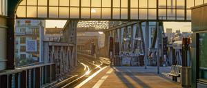 Der U-Bahnhof Gleisdreieck.