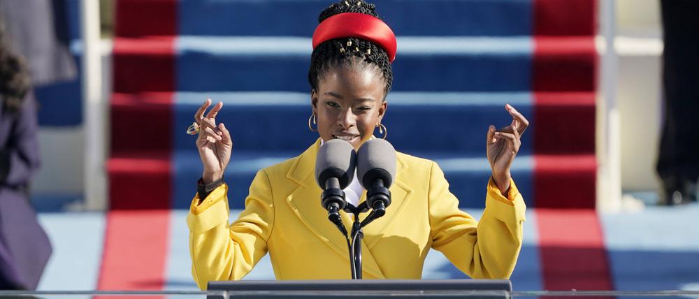 National Youth Poet Laureate der USA. Amanda Gorman beim American Black Film Festival in Beverly Hills im Februar 2020. Sie wurde berühmt durch ihren Auftritt bei Joe Bidens Amtseinführung. Am 7. März feiert sie ihren 23. Geburtstag.
