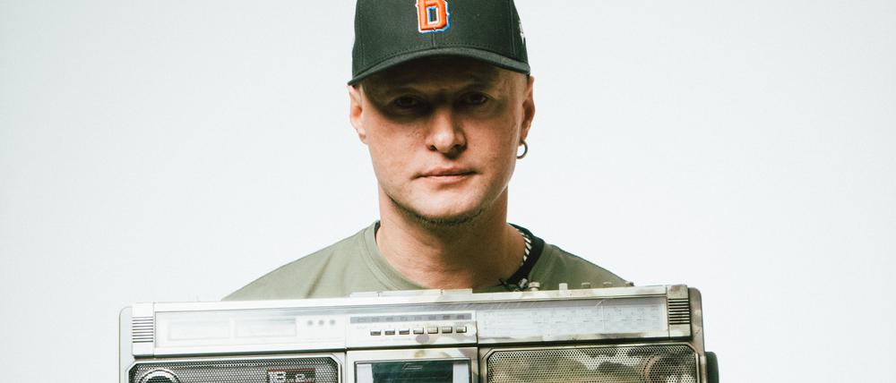 Andriy Khlyvnyuk, Sänger der ukrainischen Band Boombox. 