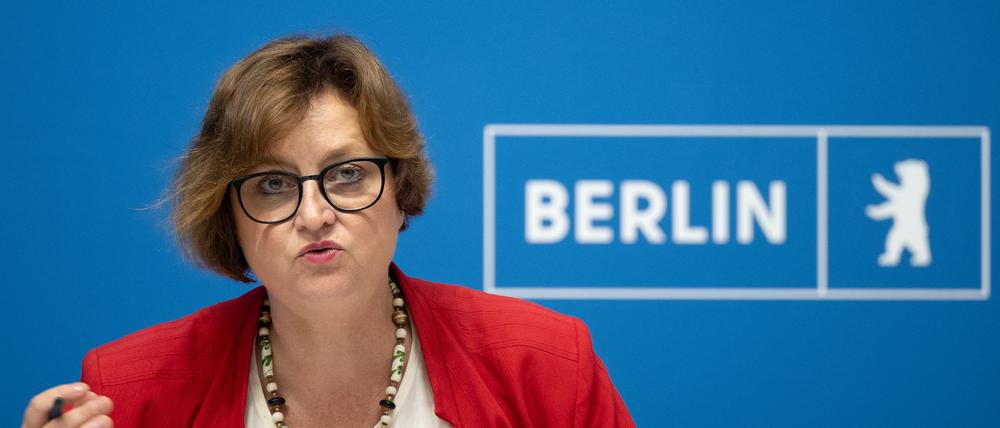 Ina Czyborra (SPD), Berliner Senatorin für Wissenschaft, Gesundheit und Pflege, steht im Zentrum der Kritik.