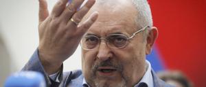 31.01.2024, Russland, Moskau: Boris Nadeschdin, ein liberaler russischer Politiker, der bei den Präsidentschaftswahlen am 17. März kandidieren möchte.