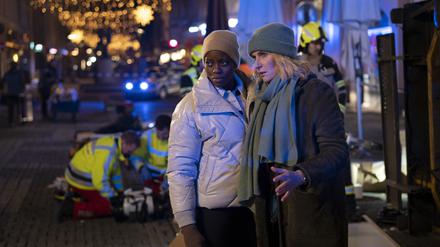 Die „Tatort“-Kommissarinnen Charlotte Lindholm (Maria Furtwängler) und Anaïs Schmitz (Florence Kasumba)