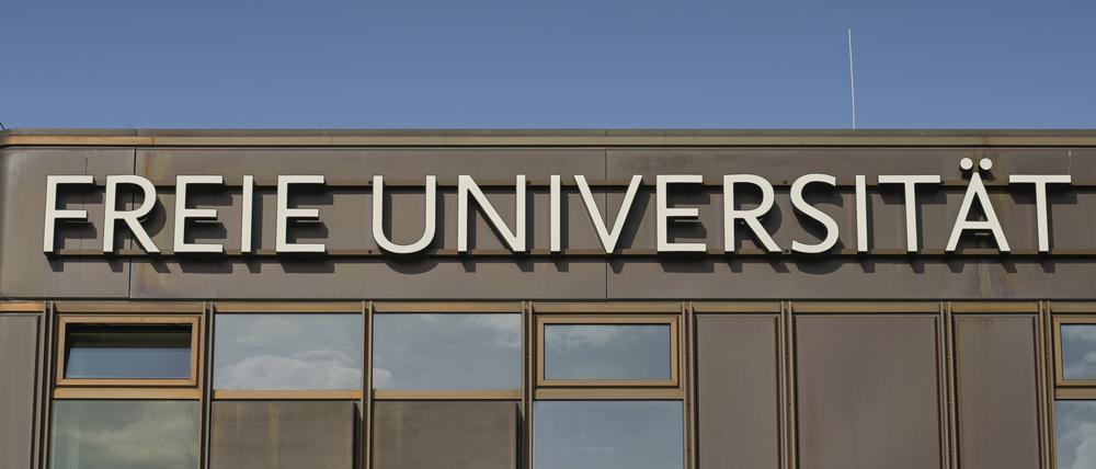 Die Freie Universität Berlin ist in die Kritik geraten. 