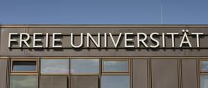 Die Freie Universität Berlin ist in die Kritik geraten. 