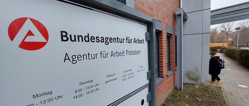 Das Arbeitsamt Potsdam.