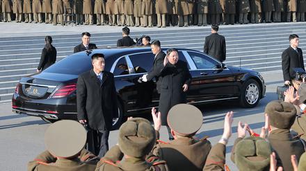 Kim Jong Un hat offenbar eine Vorliebe für deutsche Karossen.