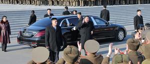 Kim Jong Un hat offenbar eine Vorliebe für deutsche Karossen.