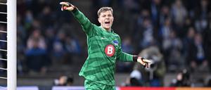 Tjark Ernst, 20, sah zuletzt nicht immer glücklich aus. Das ändert aber nichts an der Wertschätzung, die er bei Hertha genießt.