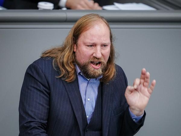 Anton Hofreiter, Bundestagsabgeordneter von Bündnis 90/Die Grünen, spricht bei der Sitzung des Bundestags (Archivbild vom 20.10.2022).