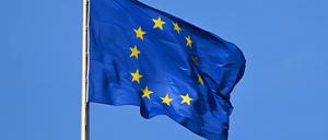 Die Flagge der EU. 