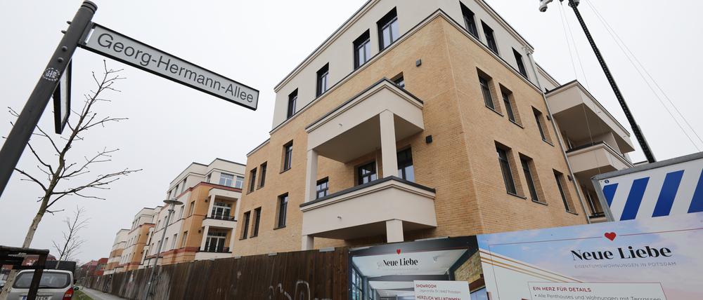 Neubauten Bornstedter Feld Potsdam: Preise wie im Nobelviertel.
Bei der Vergabe strebte man soziale Durchmischung an.