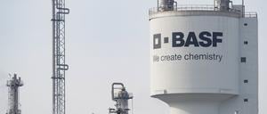 Werksgelände des Chemiekonzerns BASF in Ludwigshafen